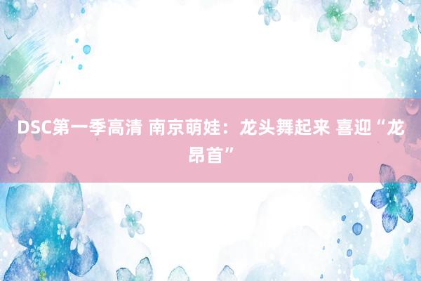 DSC第一季高清 南京萌娃：龙头舞起来 喜迎“龙昂首”